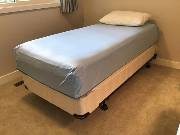 Vinyl Fitted Mattress Covers-Mattress Protectors-Bed-Health Care
