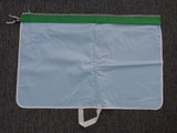vinyl laundry bag 30x22 green