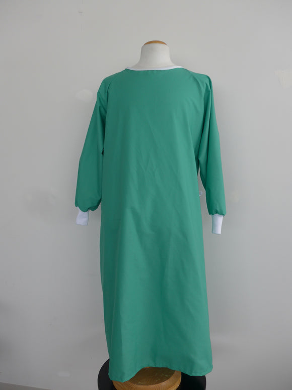 poly cotton isolation gown