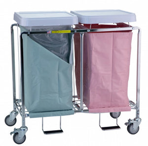 RB Wire 674NB Double Deluxe Easy Access Hamper Stand