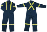 G-style 800R Hi Vis Cotton Coveralls in Navy
