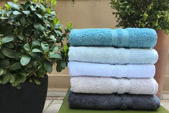 colored towels-Talesma Element Turkish Towels in neutrals