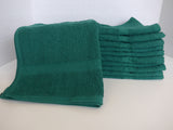 Economy hand towel forest green