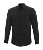 Coal Harbour D6013 Mens Long Sleeve Shirt in Black