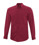Coal Harbour 6013 Men's Long Sleeve Shirt in Rich Red