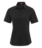 Coal Harbour L6021 Ladies Short Sleeve Shirt in Black