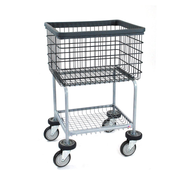 R&B Wire 300G Elevated Wire Laundry Cart