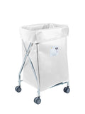 RB Wire 655 Wide Collapsible Hamper with Vinyl Bags