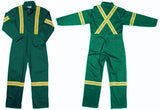 G style 865 Hi Vis Coverall in Spruce Green