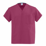 scrubs-Medline Angelstat Scrub Tops in Raspberry or Cranberry
