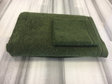 Talesma Diamond turkish towels in hunter green