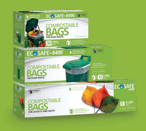 Ecosafe Compostable Garbage Bags retail packs