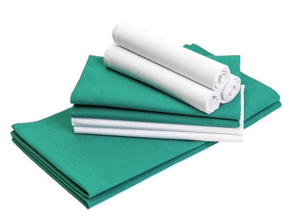Atlas White Huck Towels 16x26 100% Eco-Friendly Cotton