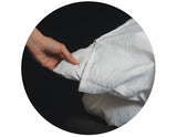 Thomaston sheets-Thomaston duvet cover flap close up