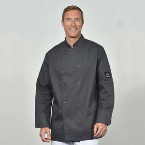 Premium Uniforms 5353 charcoal grey chef coat | Tex-Pro Western