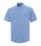 Coal Harbour D6021 Men's Short Sleeve Shirt in Blue Lake