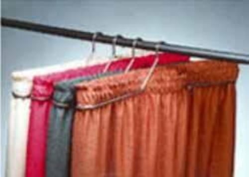 table skirts-Radius Display Chrome Tableskirting Hangers