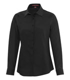 Coal Harbour L6013 Ladies Long Sleeve Shirt in Black