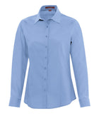 Coal Harbour L6013 Ladies Long Sleeve Shirt in Blue Lake