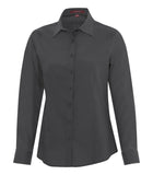 Coal Harbour L6013 Ladies Long Sleeve Shirt in Iron Grey
