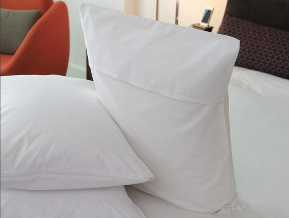 pillow protectors (zippered & flap)