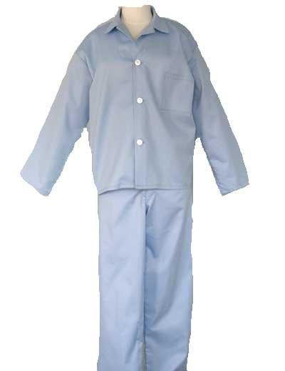 hospital pyjamas-blue